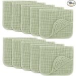 soft and absorbent burp cloths