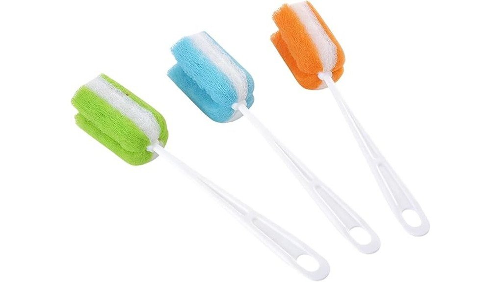 soft sponge cleaning brushes