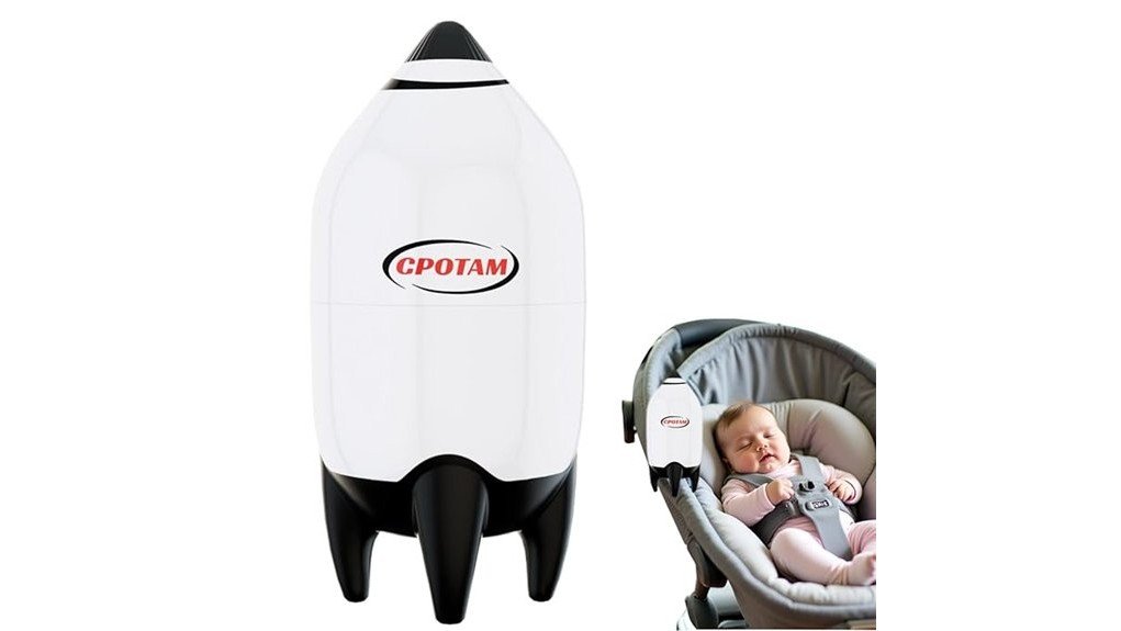soothing hands free stroller rocker