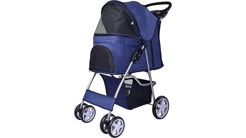 stylish and functional pet stroller