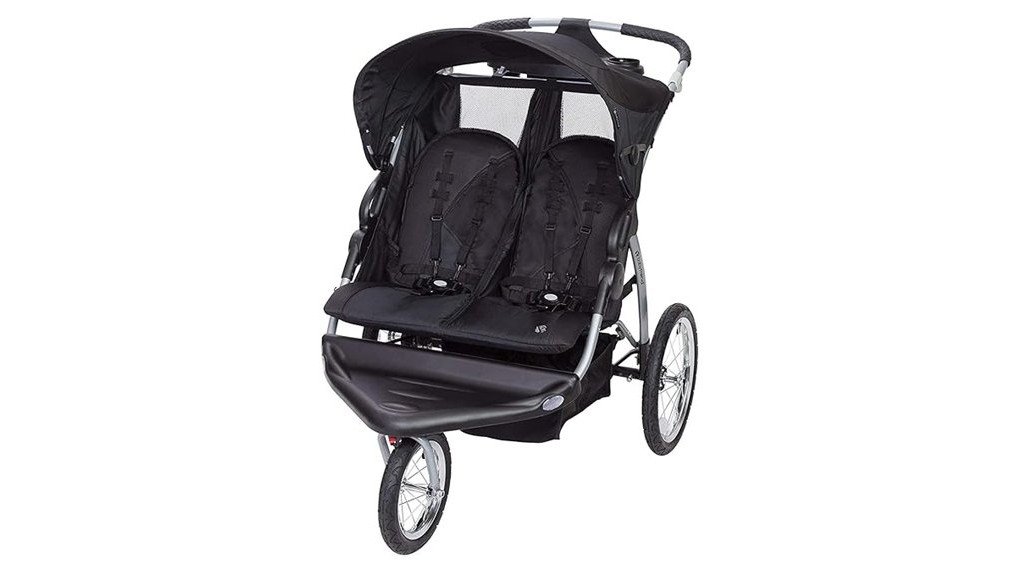 versatile double jogging stroller