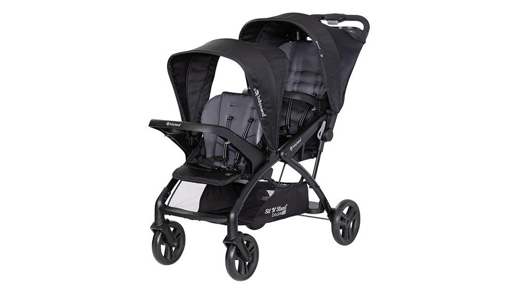 versatile double stroller features