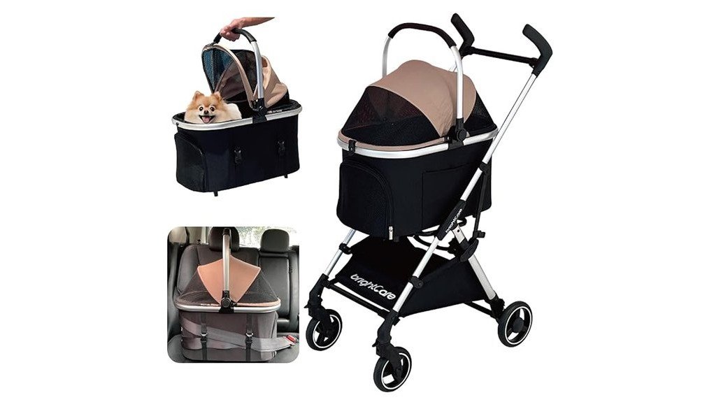 versatile lightweight pet stroller