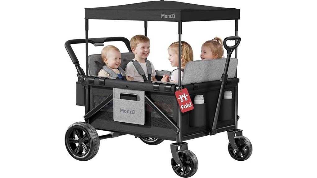 versatile spacious family friendly stroller