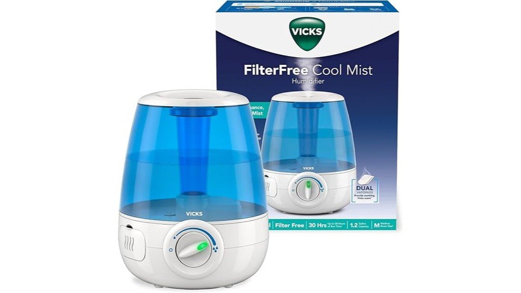 vicks ultrasonic humidifier review