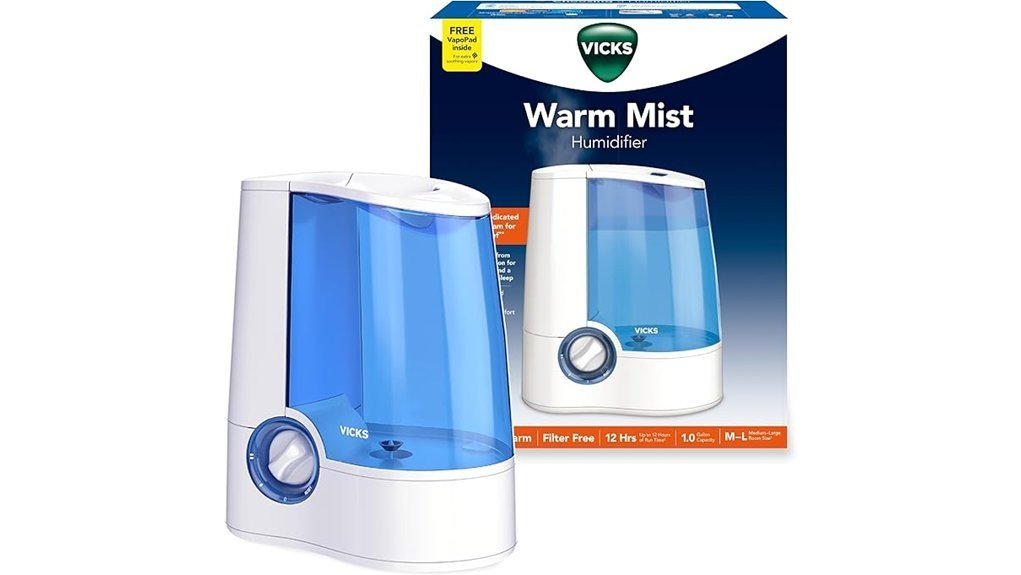 vicks warm mist humidifier review