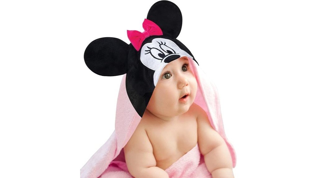 adorable minnie mouse towel