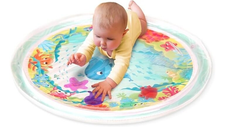 b toys inflatable tummy mat