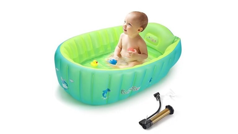 boysea inflatable baby bathtub