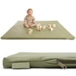 chic cushioned infant play area