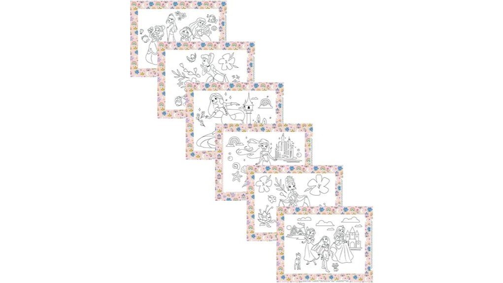 colorful engaging baby friendly placemats