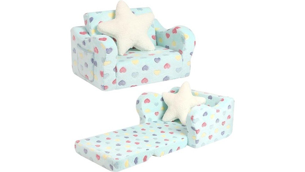 comfortable and playful seating