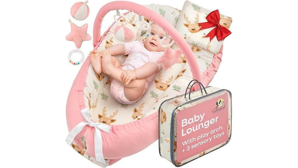 comfortable baby lounging solution