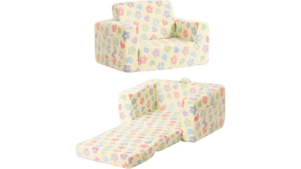 comfortable dual purpose kids sofa