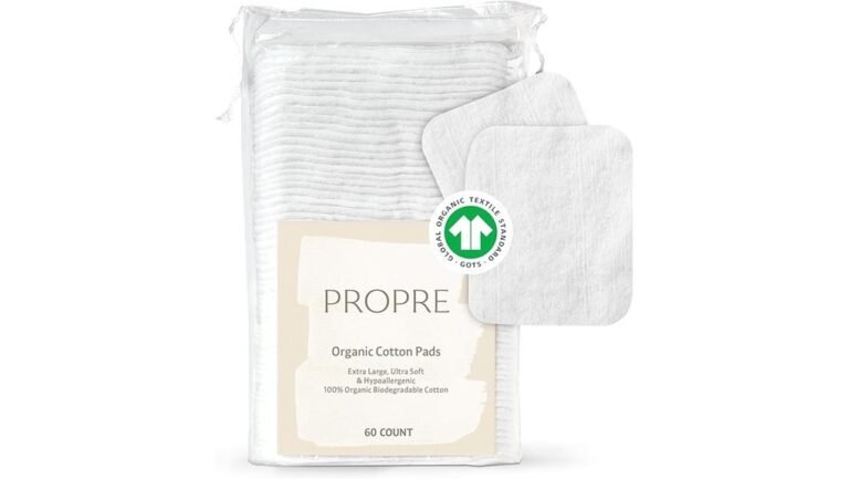 comfortable organic cotton pads