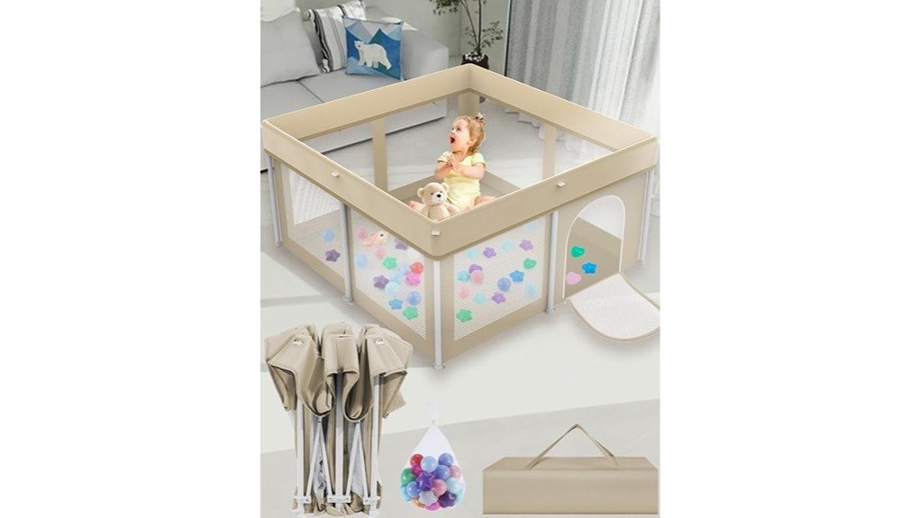 convenient foldable playpen design