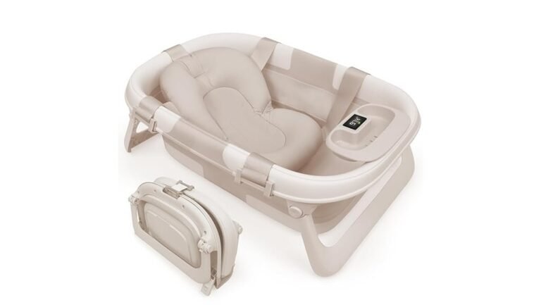 convenient folding baby bathtub