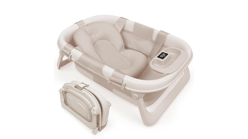 convenient folding baby bathtub