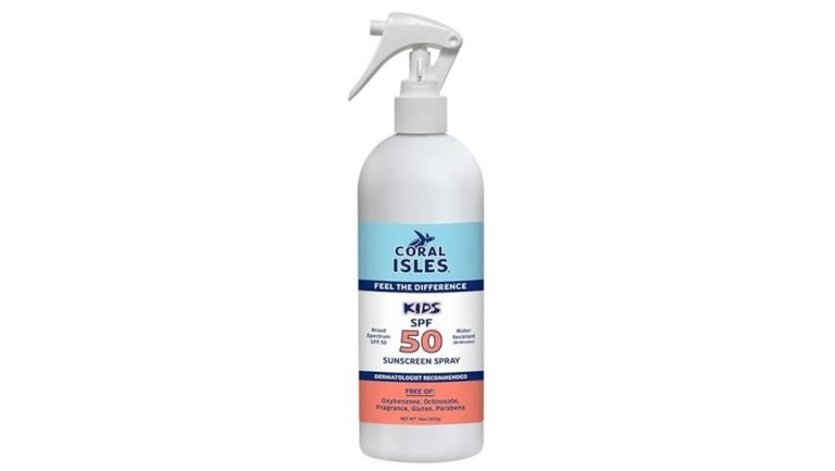 coral isles kids sunscreen review