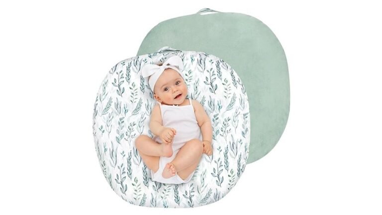 cozy stylish newborn lounger