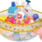 duck shaped bath toy storage