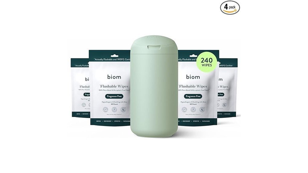 eco friendly flushable wipes