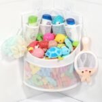 efficient baby bathtub organization