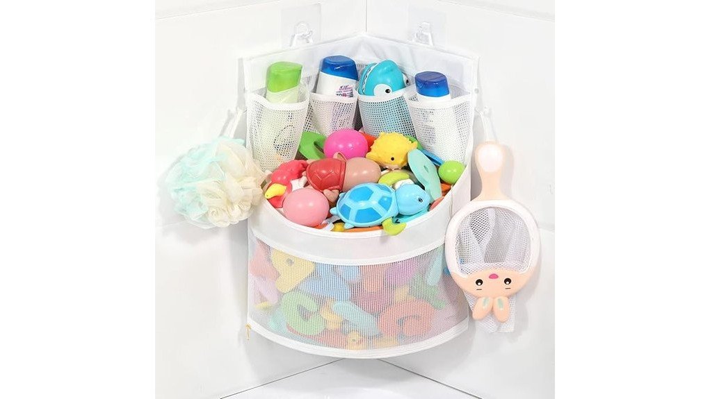 efficient baby bathtub organization