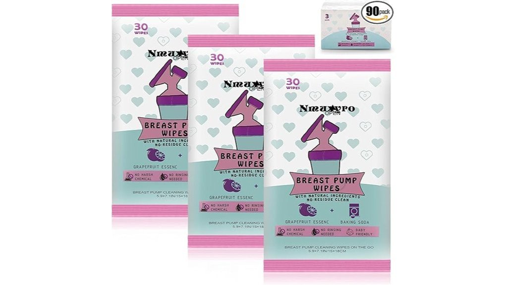 efficient cleaning for breastfeeding