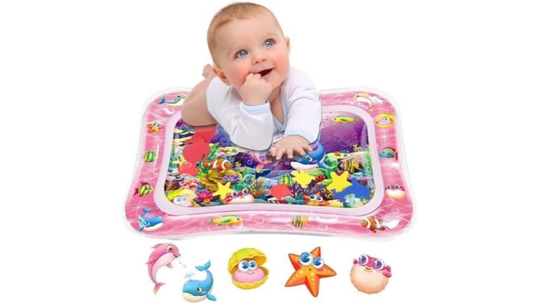 engaging developmental water mat