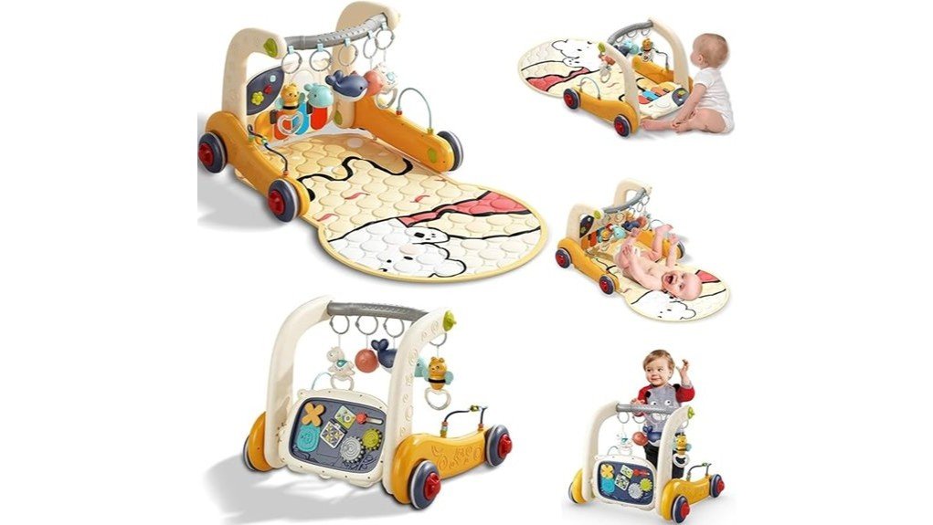 engaging infant play area