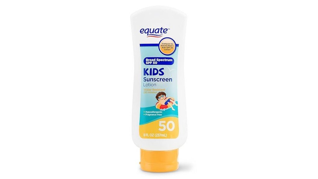 equate kids sunscreen lotion