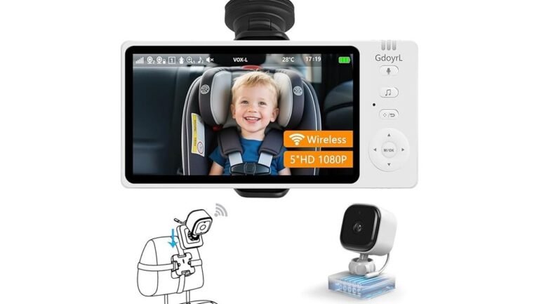 essential baby car camera