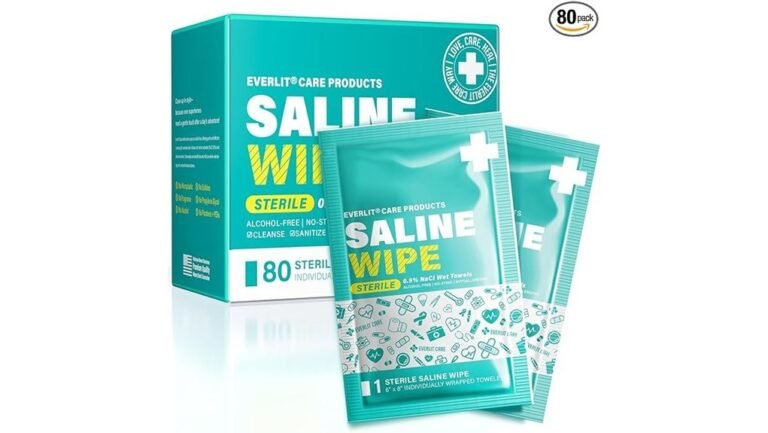 everlit care saline wipes