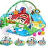 farm animal baby mat