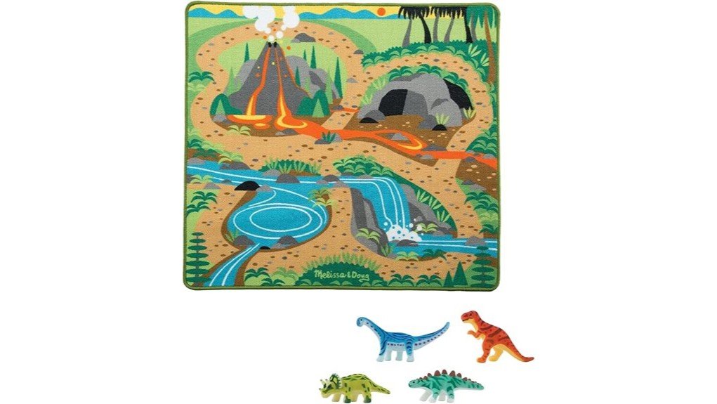 fun educational dinosaur playmat