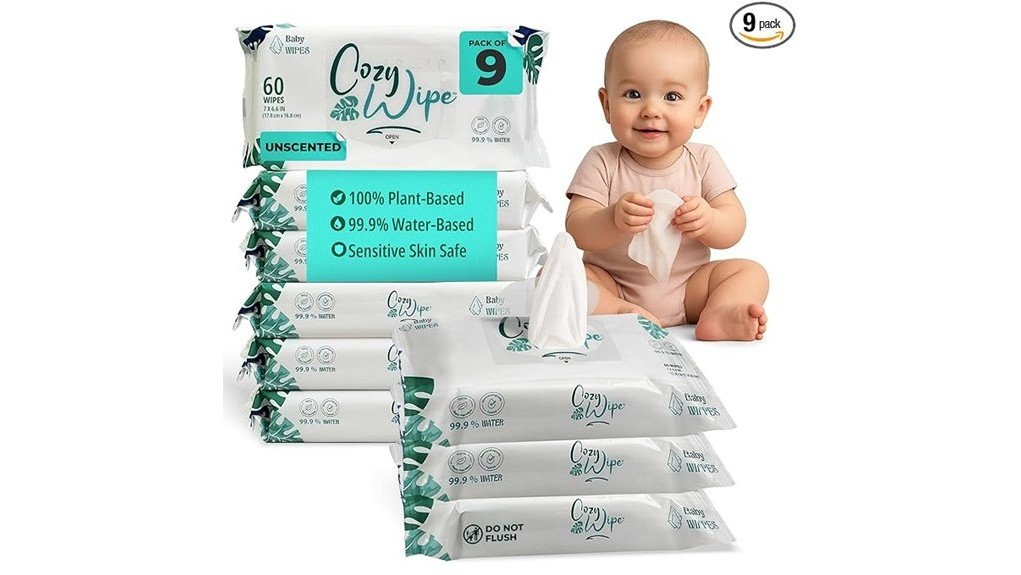 gentle and effective wipes