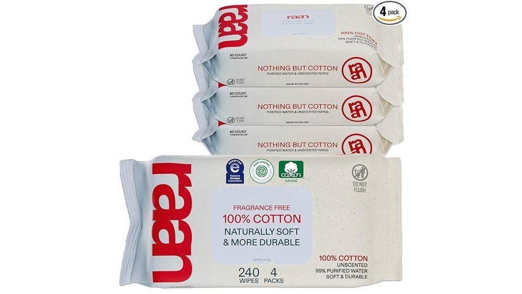 gentle and effective wipes