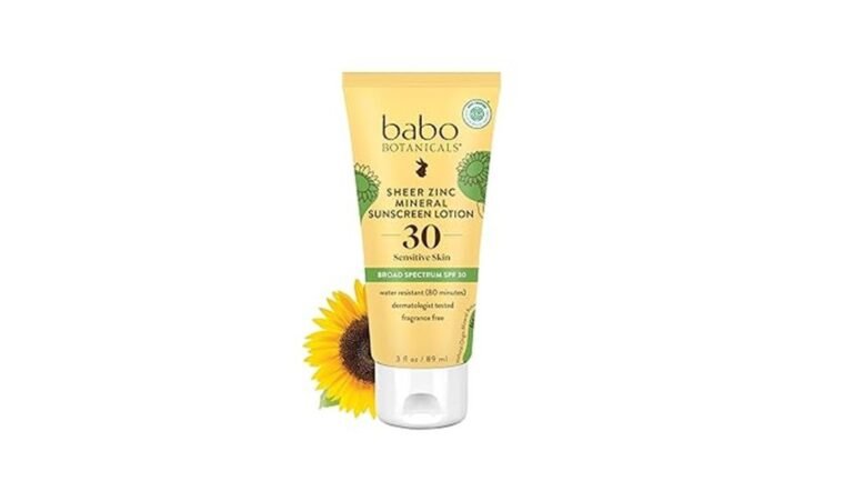 gentle mineral sunscreen option