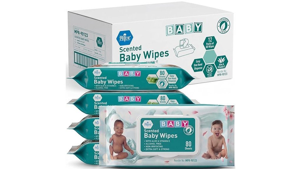 gentle scented baby wipes
