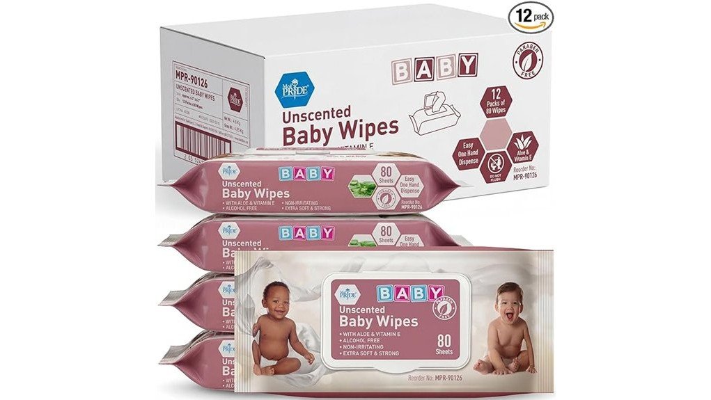 gentle unscented baby wipes