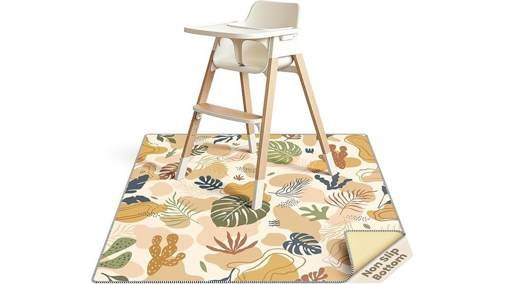 high chair splat mat