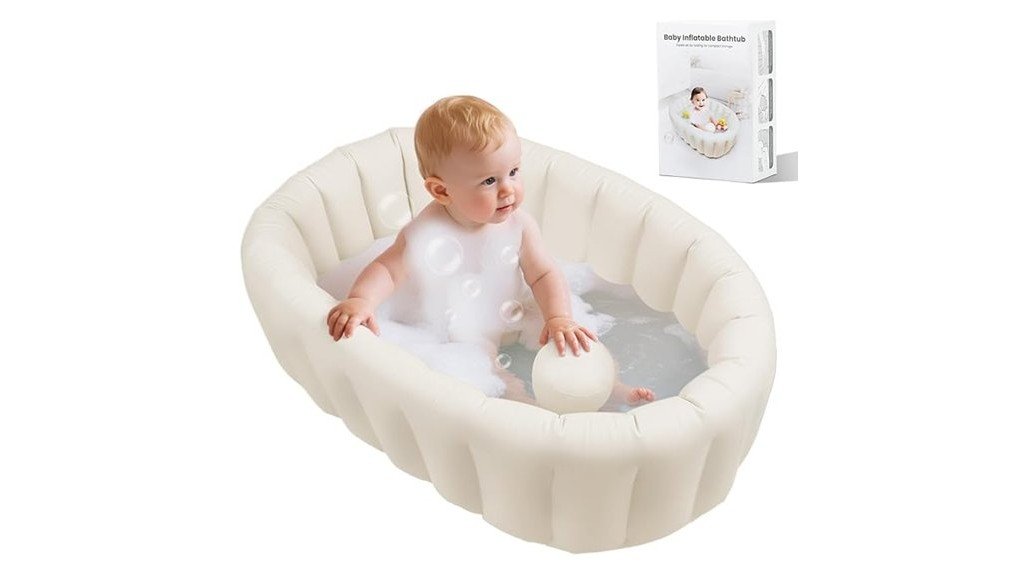 inflatable baby bathing solution