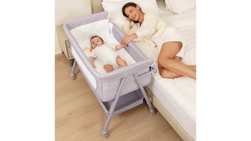 kiniew bassinet bedside sleeper
