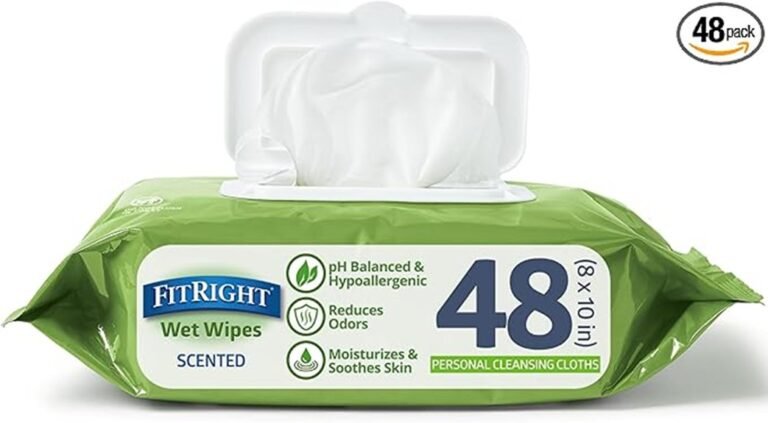 medline fitright aloe wipes