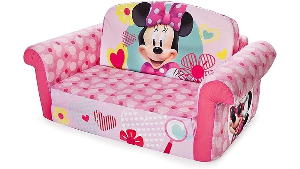 minnie mouse themed sofa