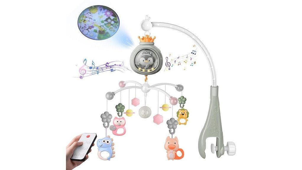 musical illuminated crib mobile