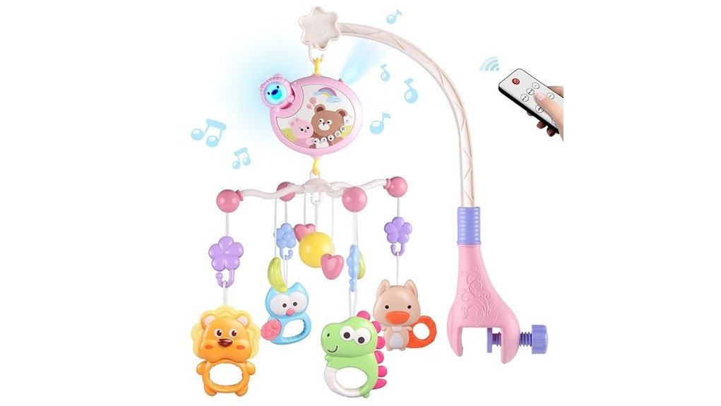 musical mobile with lights