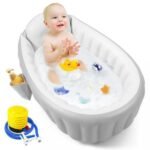 pandaear inflatable baby bathtub
