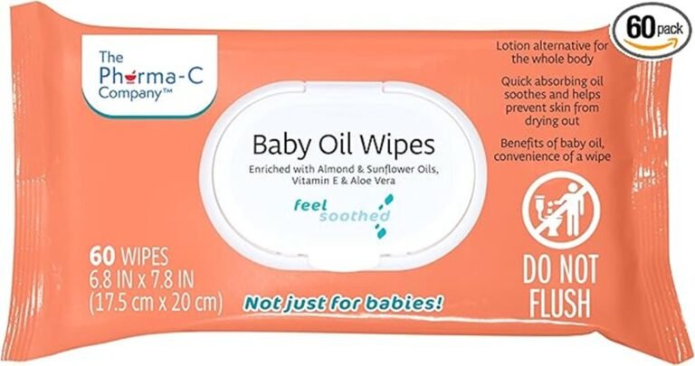 pharma c baby oil wipes